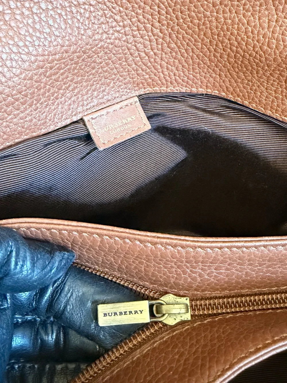 Burberry all leather vintage